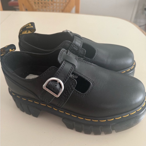 Dr. Doc Martens Audrick T-bar Mary Jane Platform Loafers - Picture 13 of 13
